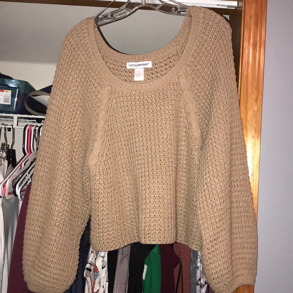 Brown hobo sweater